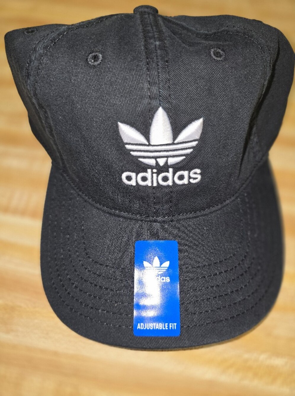 Adidas Black Trefoil Baseball Cap